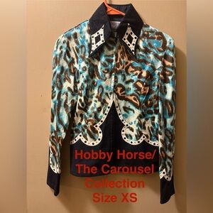 Womens Zip up horsemanship shirt